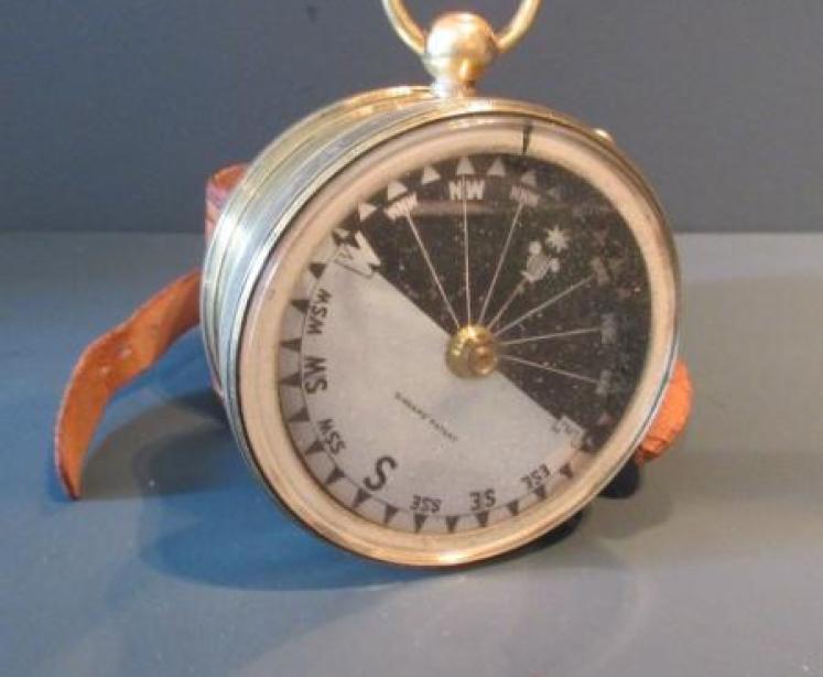 Victorian Negretti & Zambra Campaign Barometer & Compass - Image 6