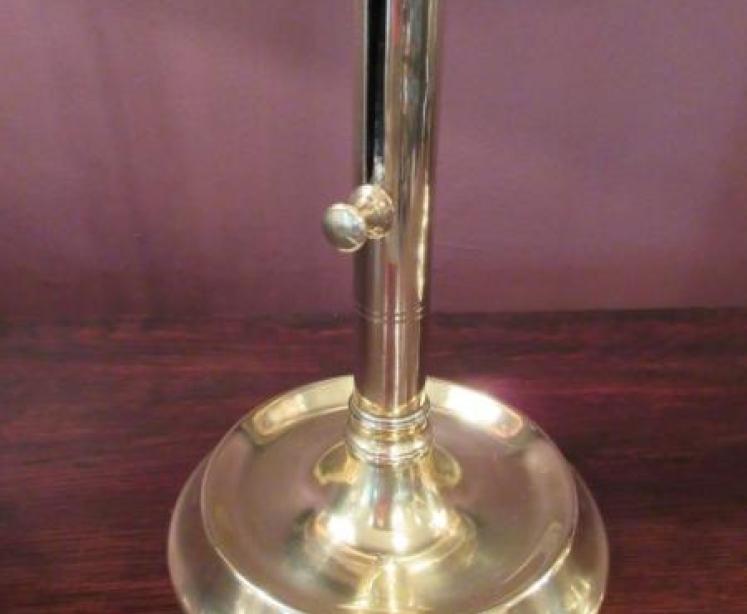 Tall Pair of George III Period Rise & Fall Candlesticks - Image 2