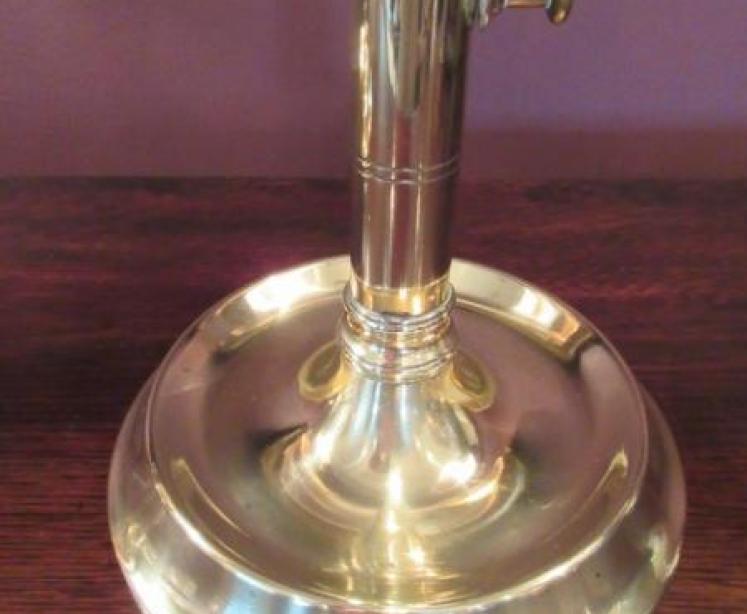 Tall Pair of George III Period Rise & Fall Candlesticks - Image 4