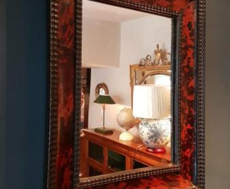 Superb George III Tortoiseshell Mirror - Image 2