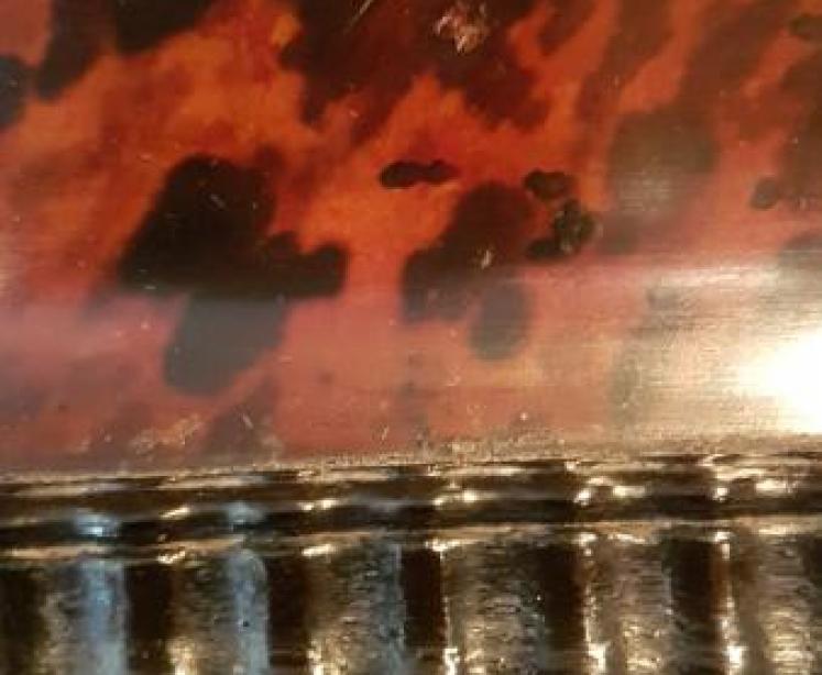 Superb George III Tortoiseshell Mirror - Image 4