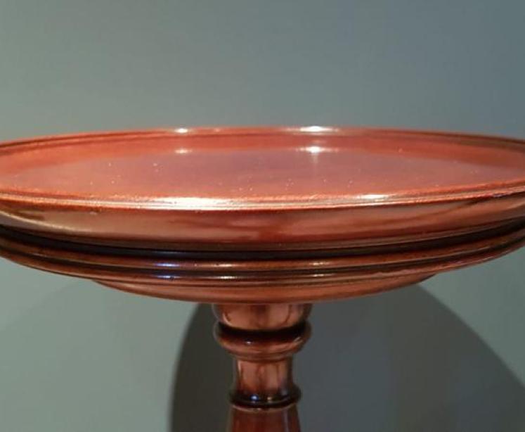 Matching Pair of Fine Quality Antique Wine Tables - Image 5