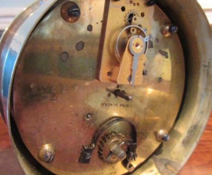 Antique 8 Day Station Master's Clock - Image 4