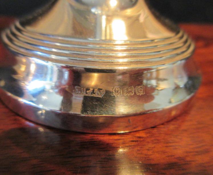 Pair of George V Period Silver Candlesticks - Image 3