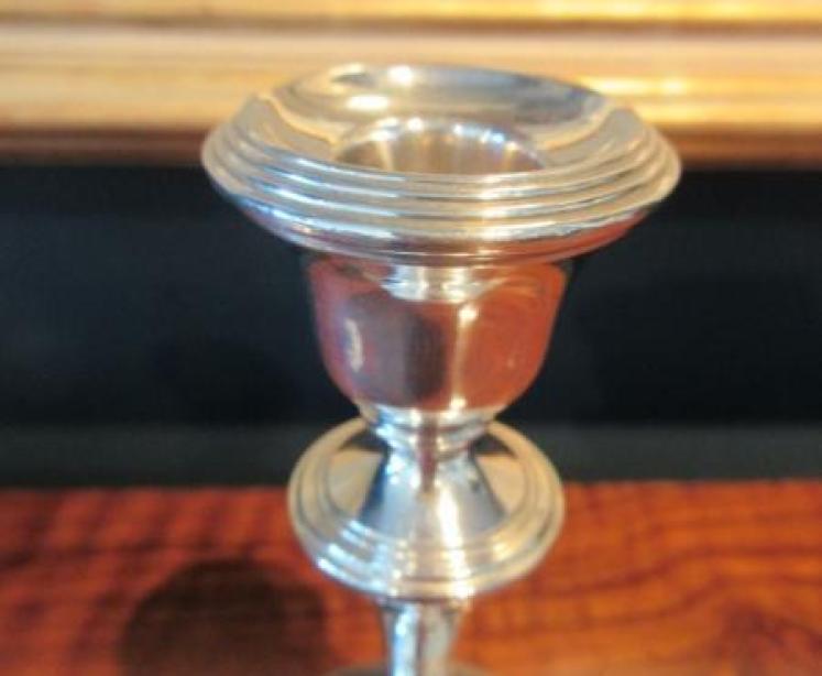 Pair of George V Period Silver Candlesticks - Image 5