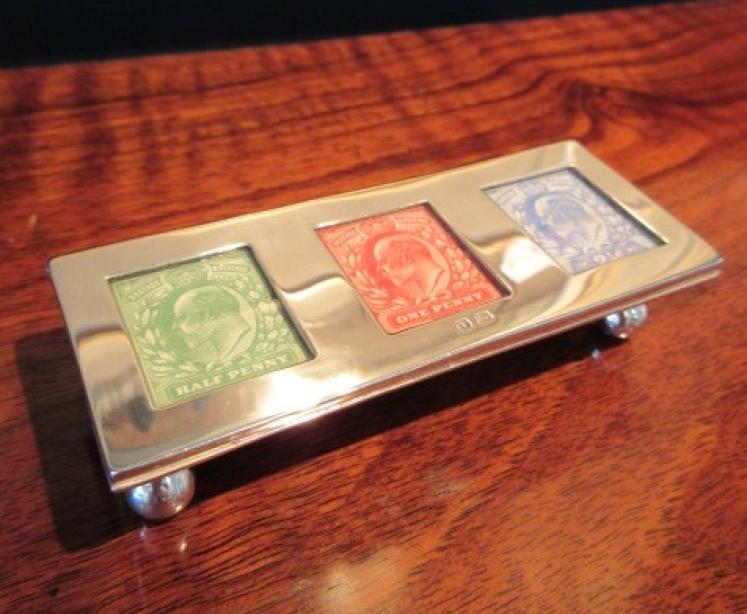 Immaculate Antique Silver Triple Stamp Box - Image 7