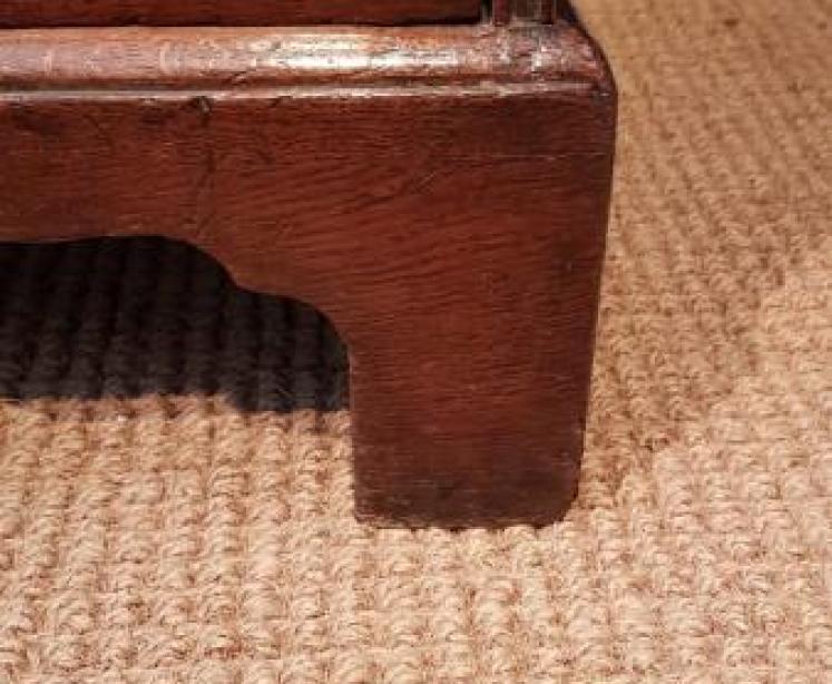 Superb Original Small George II Oak Bureau  - Image 5