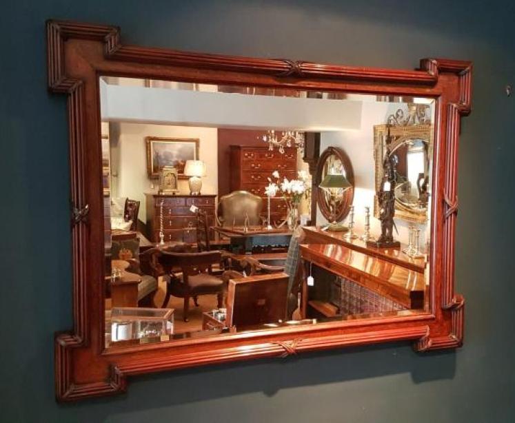 Top Quality Edwardian Mahogany Mirror - Image 1