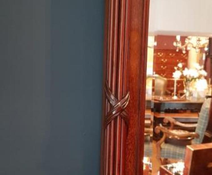 Top Quality Edwardian Mahogany Mirror - Image 4