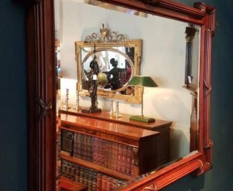Top Quality Edwardian Mahogany Mirror - Image 5