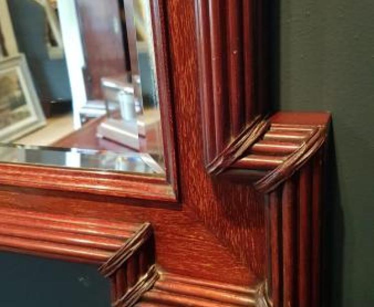 Top Quality Edwardian Mahogany Mirror - Image 6