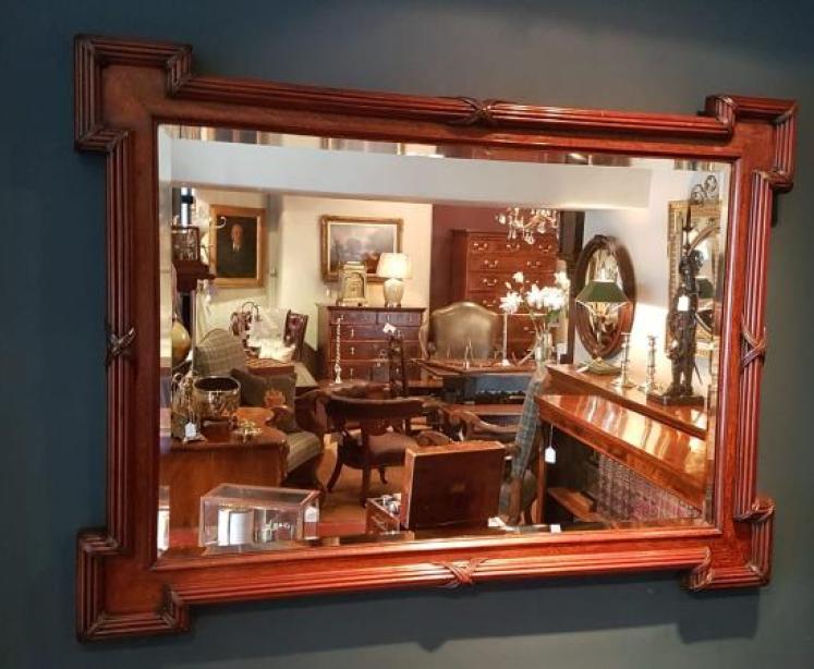 Top Quality Edwardian Mahogany Mirror - Image 7
