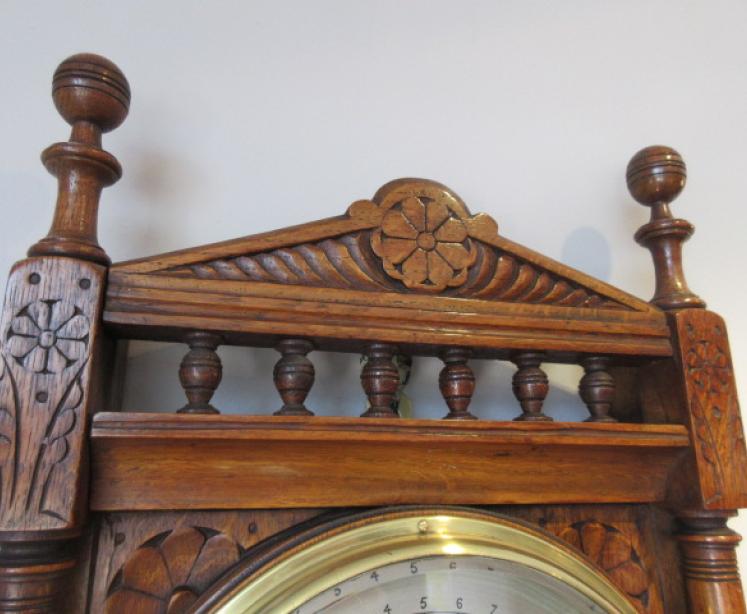 Superb Victorian Negretti & Zambra Hall Barometer - Image 3