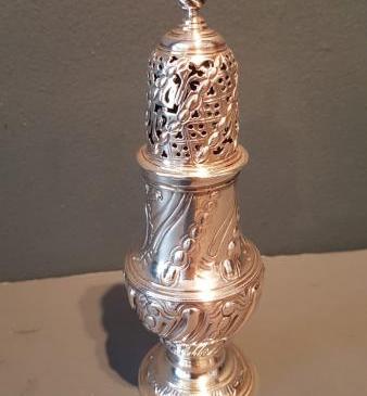Fine George III Silver Sugar Castor