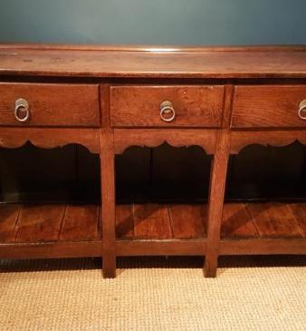 Superb George II Oak Dresser 