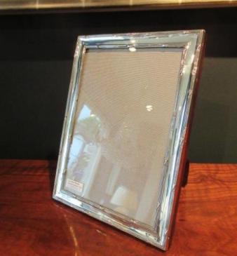 Large Edwardian Period Silver Photo Frame