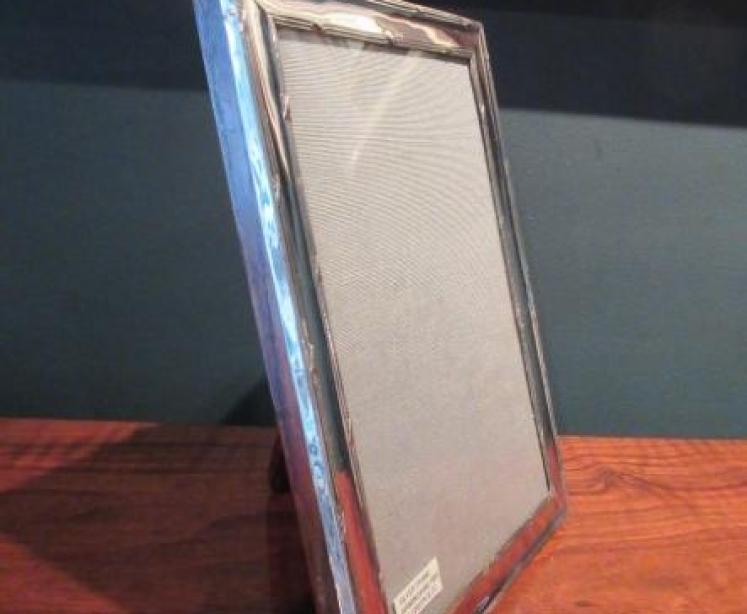 Large Edwardian Period Silver Photo Frame - Image 5