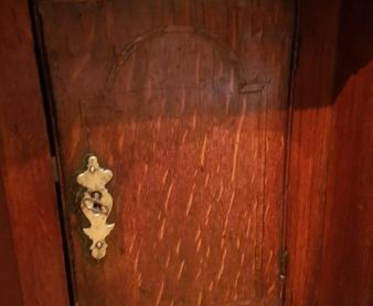 Rare Antique George II Oak Kneehole Desk - Image 6