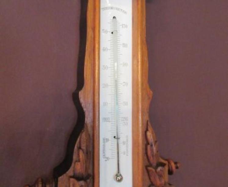 Small Mid Victorian Rosewood Banjo Barometer - Image 4