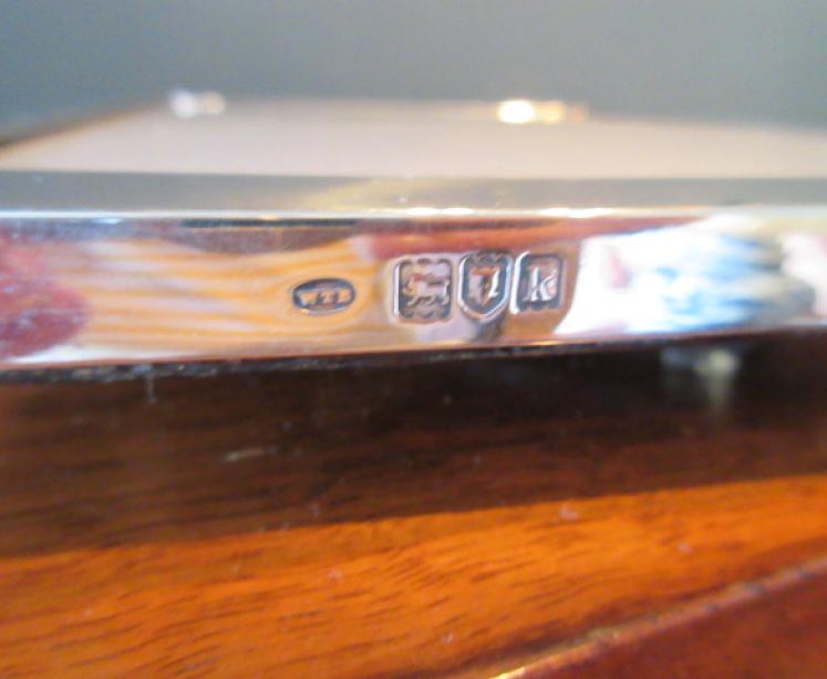 Large Edwardian Period London Silver Photo Frame - Image 4