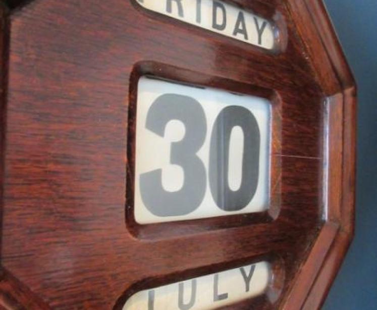 Large Edwardian Period Perpetual Wall Calendar - Image 3