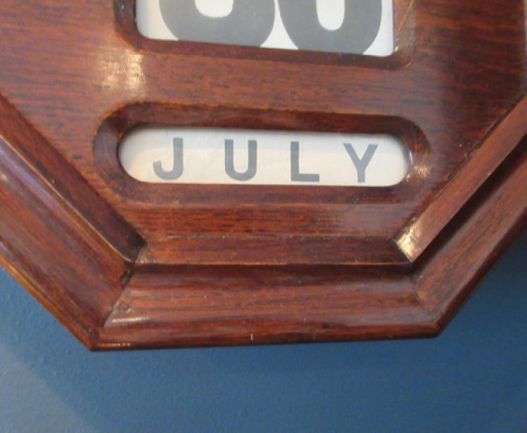 Large Edwardian Period Perpetual Wall Calendar - Image 5