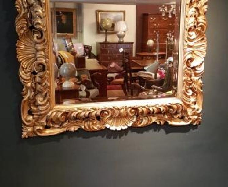 Superb Victorian Timber Gilt Mirror - Image 6