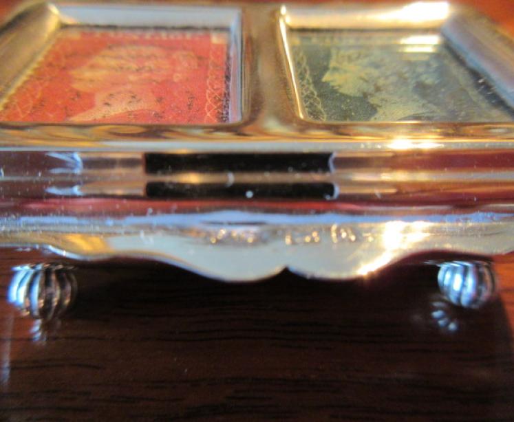 Immaculate Victorian Silver Double Stamp Box - Image 2