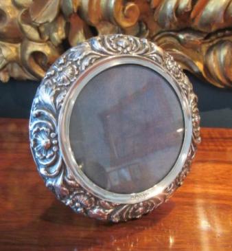 Victorian Silver Decorative Surround Photo Frame