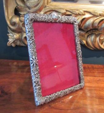 Victorian Silver Decorative Photo Frame