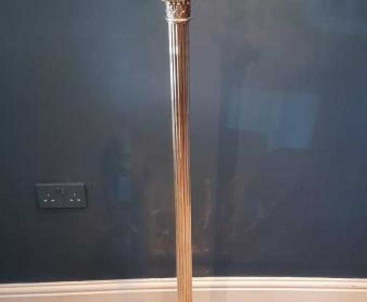 Top Quality Brass Corinthian Column Lamp Standard - Image 1