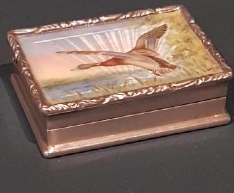 Superb Silver Enamel Match Box - Image 6