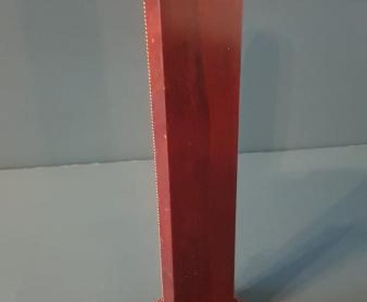 Antique Mahogany Table Top Thermometer - Image 2