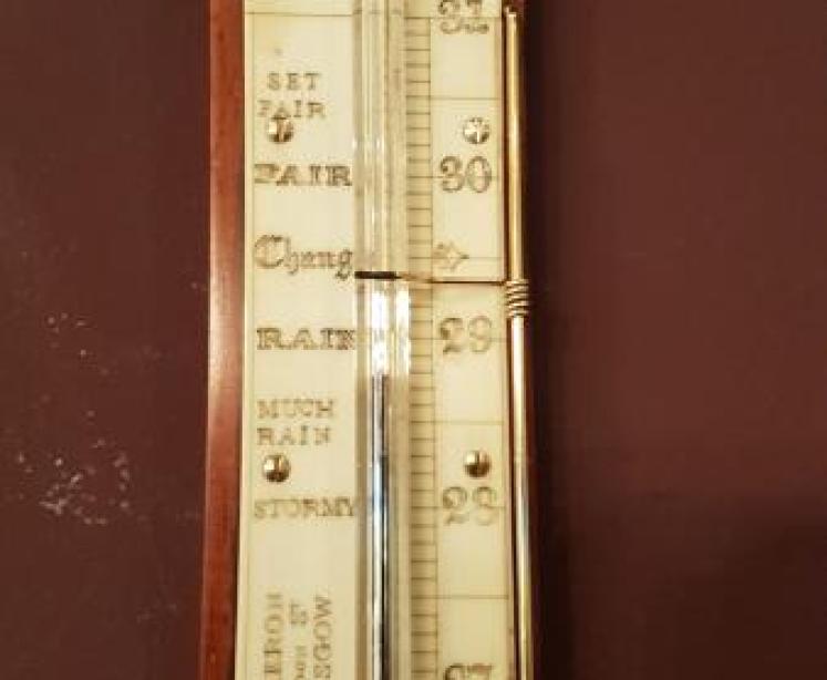 Early Victorian Rosewood Stick Barometer - Image 2