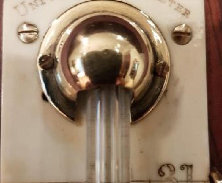 Early Victorian Rosewood Stick Barometer - Image 7