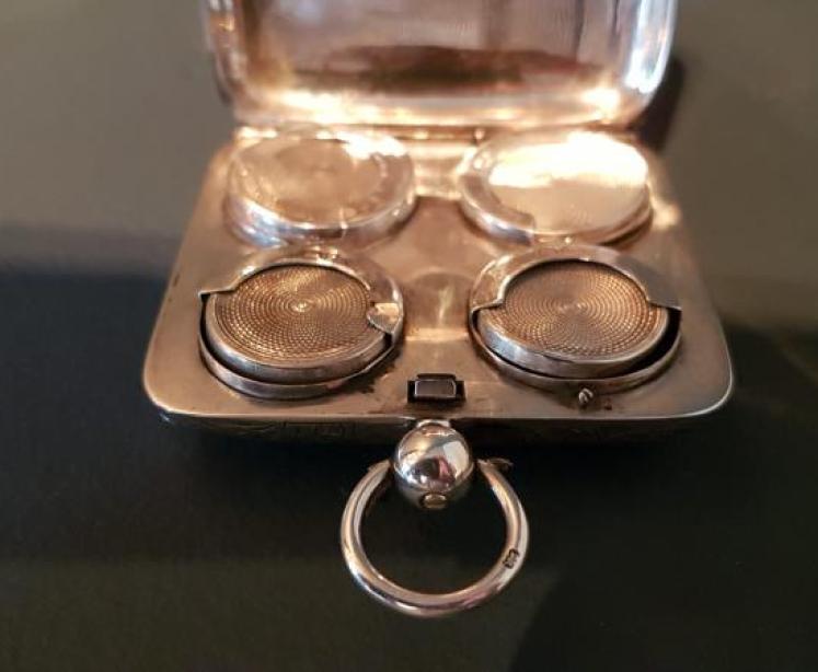 Rare Edwardian Silver Quadruple Sovereign Case - Image 5