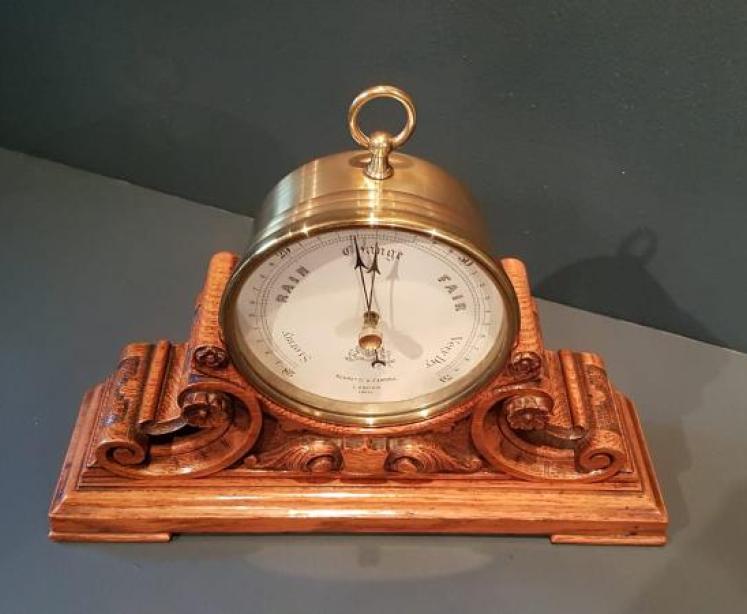 Victorian Negretti and Zambra Barometer - Image 4