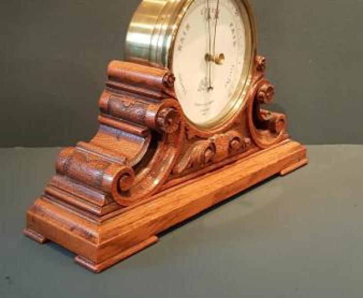 Victorian Negretti and Zambra Barometer - Image 6