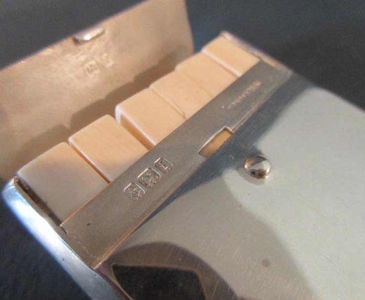 Rare Edwardian Silver 'Butt' Marker Case - Image 4