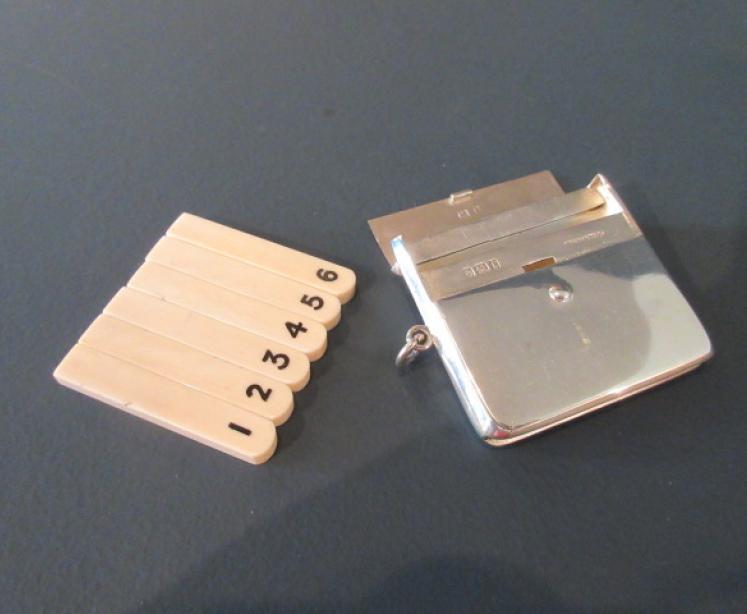 Rare Edwardian Silver 'Butt' Marker Case - Image 7