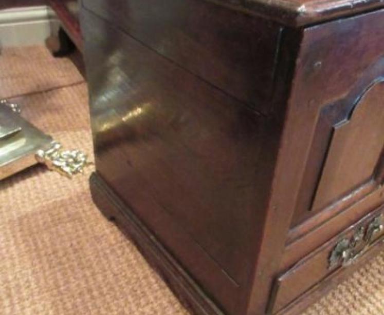 Small George II Period Oak Coffer Bach - Image 6