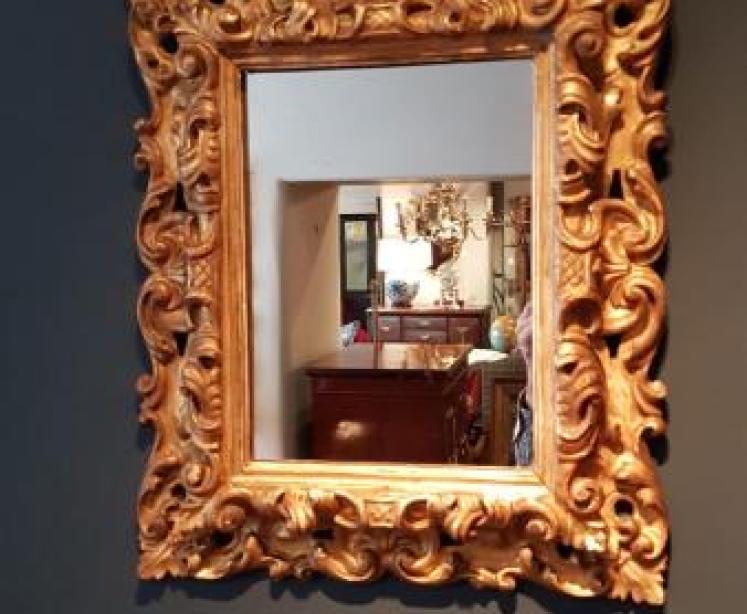 Victorian Timber Gilt Mirror - Image 3
