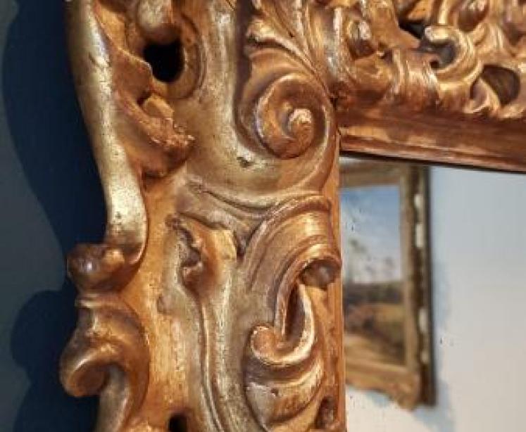 Victorian Timber Gilt Mirror - Image 5