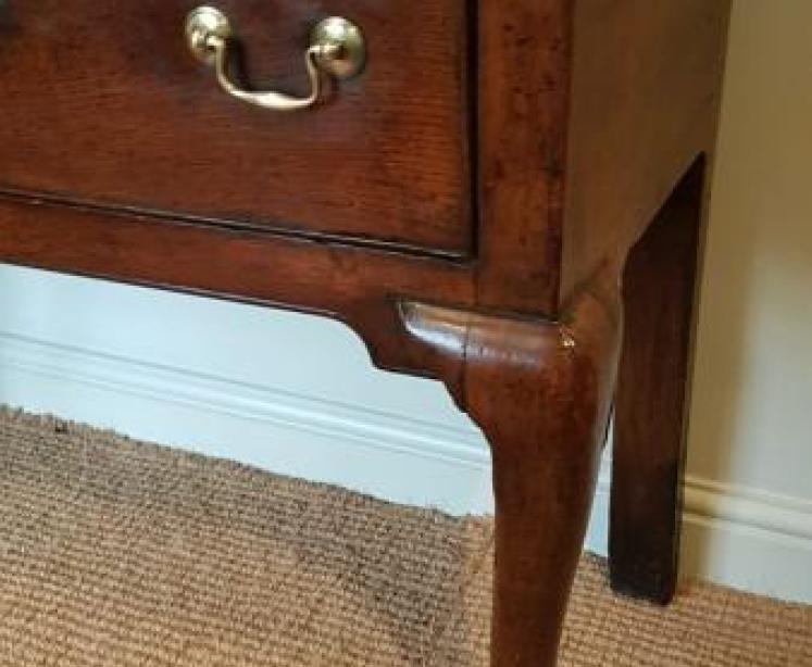 Superb Original George II Oak Country House Dresser - Image 4