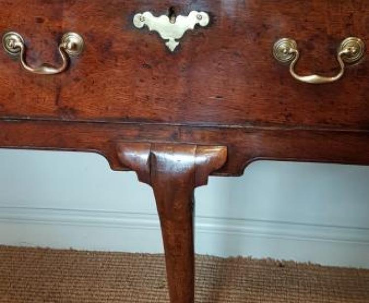 Superb Original George II Oak Country House Dresser - Image 5
