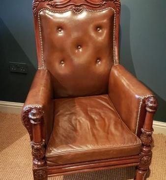Superb William IV Library Chair