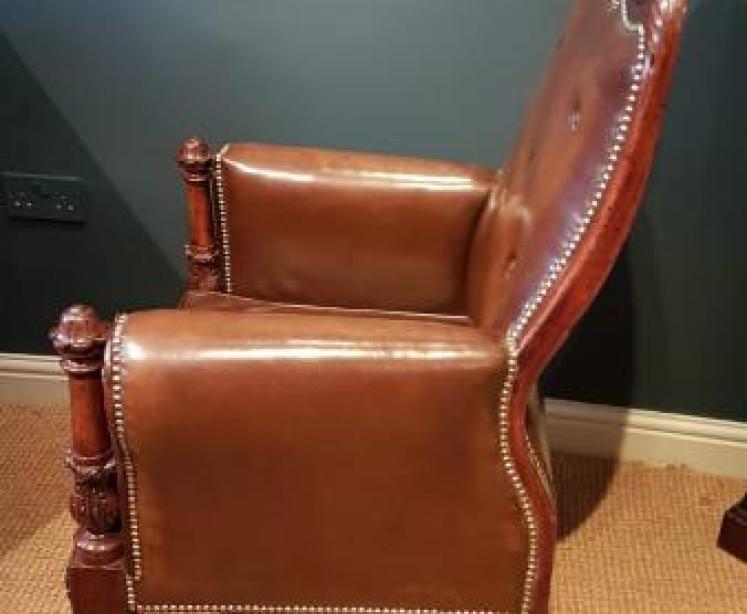 Superb William IV Library Chair - Image 2