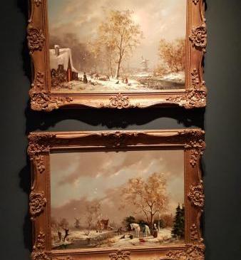 Superb Pair of Oils on Board By Gudrun Sibbons