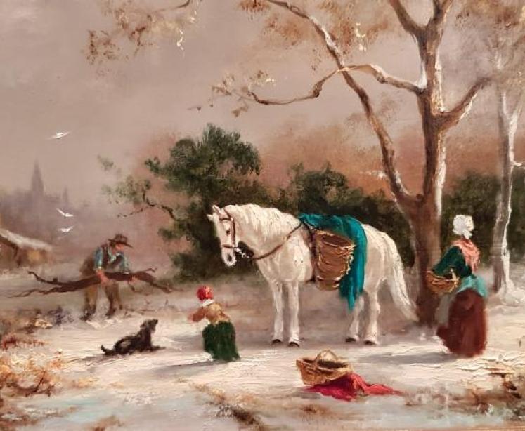 Superb Pair of Oils on Board By Gudrun Sibbons - Image 5