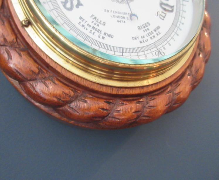 Mid Victorian London Ship's Barometer - Image 6